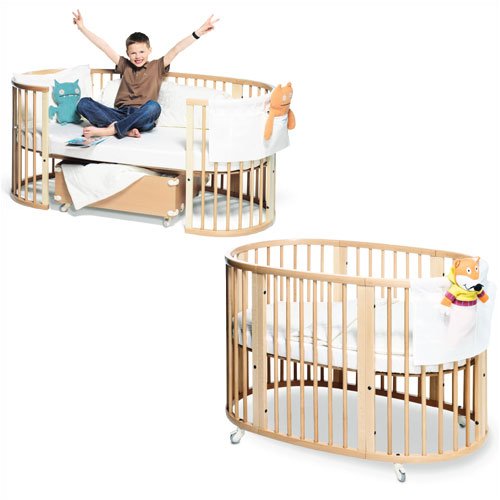 Baby: Stokke 652250  660301 / 661101 / 652186  Sleepi System II. Crib and Junior Bed Set in Natural