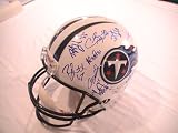 2011 TENNESSEE TITANS TEAM SIGNED AUTOGRAPHED FULL SIZE HELMET CHRIS JOHNSON COA + HOLOGRAM