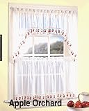 Review linens4less.com  / Apple Orchard Kitchen Curtain - 36'' tier (pr)