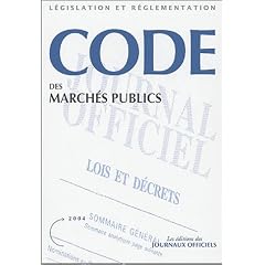 Code des march�s publics