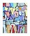 Abstract Crowd by Diana Ong. Size 17.38 inches width by 21.75 inches height. High Qua...