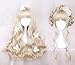 Women Gals Japan Harajuku Sweet Lolita Natural Looking Daily Wear Fluffy Blonde Long Curly Kanekalon Full Wig Cosplay