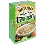 McCANNS Instant Irish Oatmeal, Sugar Free Apples and Cinnamon, 8-Ounce Units (Pack of 6)