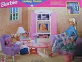 Barbie Living Room Playset - Folding Pretty House (1997 Arcotoys, Mattel)