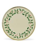 5127YbhvEWL. SL160  Lenox Holiday Gold Banded Ivory China Salad Plate