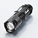 UltraFire SK68 7W 300LM 3 modes Flashlight Torch, Adjustable Focus Zoom, Black