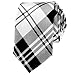 TopTie Unisex Black and White Plaid Skinny 2
