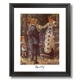 Renoir The Swing French Victorian Home Decor Wall Picture Black Framed Art Print