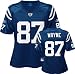 Reggie Wayne Blue Reebok Replica Indianapolis Colts Women's Jersey - Small
