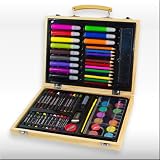 Malkoffer 'PAINT BOX 66' mit 11 Utensilien - 66-teiliges Malset f�r Schule und Co.: Der kompakte Malkasten im praktischen Holzkoffer!von "UNKNOWN"