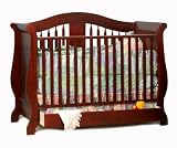  : Stork Craft Aspen Stages Crib With Drawer In Cherry