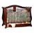 Stork Craft Aspen Stages Crib With Drawer in Cherry