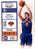 2010 11 Playoff Contenders Plates & Patches Basketball Card # 61 Danilo Gallinari New York Knicks In a Protective Screwdown Display Case!