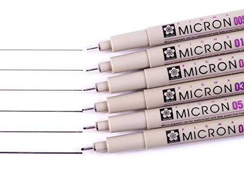 Sakura-30062-6-Piece-Pigma-Micron-Ink-Pen-Set-Black