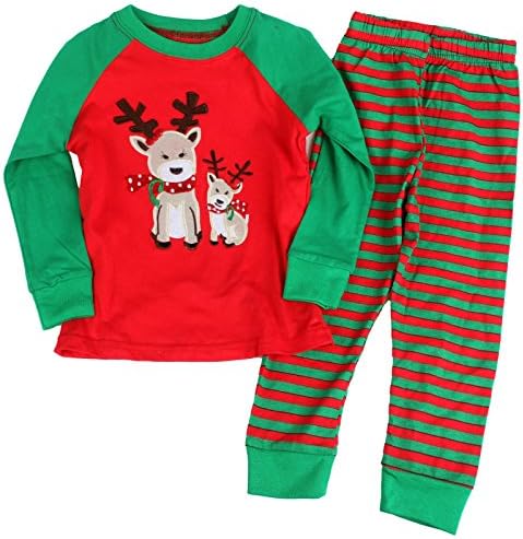 Toddler Kid Girls Christmas pajama T shirt+long pants YSQA7052