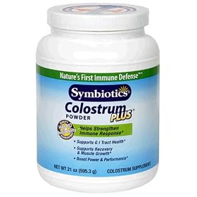 Symbiotics Colostrum Plus Powder, 21-Ounce Jar