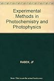 Experimental methods in photochemistry and photophysics