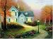 Schmidt Spiele - Thomas Kinkade, Wenn die Blätter fallen, 1000 Teile Puzzle