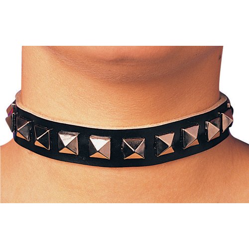 Ladies Studded Choker Halloween Accessory