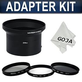 Click here to buy Adapter and Filter Kit for FUJIFILM FinePix S Series (S1600, S1700, S1730, S1770, S1800,... by Goja.