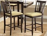 Set of 2 Arcadia Non-Swivel Counter Stools