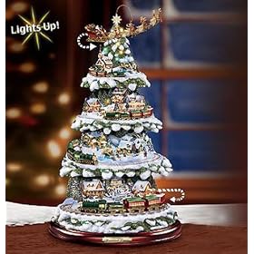 Thomas Kinkade Wonderland Express Christmas Tree NEW 07