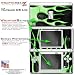Metal Flames Green WraptorSkinz Skin kit fits Nintendo DS Lite (DS LITE NOT INCLUDED)