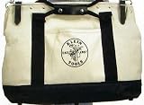 Klein 5003-20 20-Inch Canvas Tool Bag with Multiple Pockets and Leather Bottom