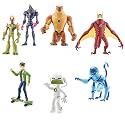 7 New Ben 10 Alien Force Figures Swampfire, Humungousaur, Jetray and Chromastone Echo Spidermonkey