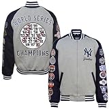 New York Yankees Gray Fleece Varsity Jacket
