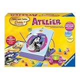 Ravensburger 28536 - Malen nach Zahlen Atelier (inkl, 3 Malen nach Zahlen Motive)