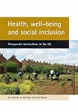 Books : Health, Well-being and Social Inclusion: Therapeutic Horticulture in the UK