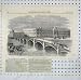 1851 VIEW NEW IRON BRIDGE ST PETERSBURG ANTIQUE PRINT