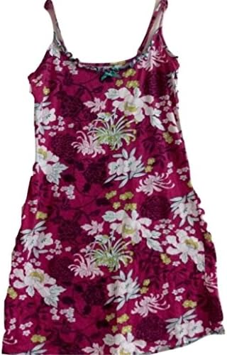 Nexapparel Girls PJ Dress, 12-14 (Small), Floral Print, Purple