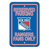 NHL New York Rangers Plastic Parking Sign