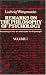 Remarks on the Philosophy of Psychology V 1 (Cloth): 001