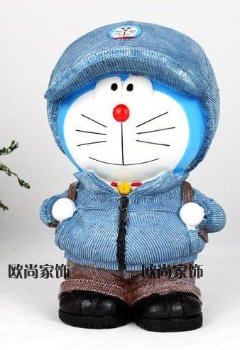 piggy bank savings cashbox money Doraemon authentic huge birthday cartoon decoration