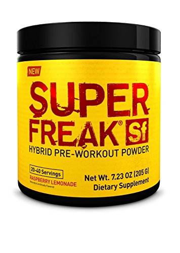 Pharmafreak Super Freak Hybrid Pre-Workout Powder, Raspberry Lemonade, 7.23 Ounce