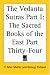 The Vedanta Sutras Part I: The Sacred Books of the East Part Thirty-Four