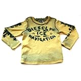 Diesel - Distressed yellow ice navigation tee