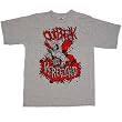 OUTBREAK - Chainsaw - Gray t-shirt
