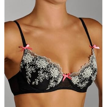 Set A Shopping Price Drop Alert For Betsey Johnson Women's Rose Embroidery Lightly Lined Demi