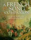 Cover of A French Song Companion by Graham Johnson Richard Stokes 0199249660