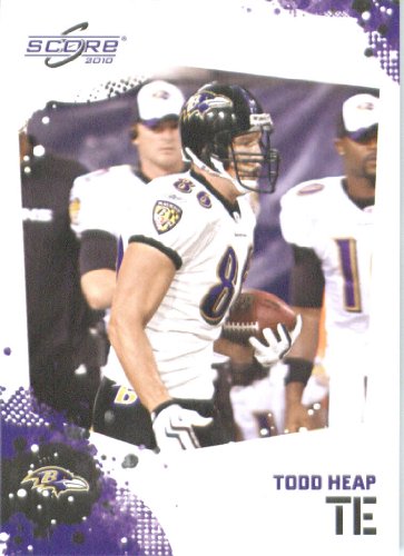 Todd Heap - Baltimore Ravens - 2010 Score Football Card - NFL Trading Card in Screwdown Case