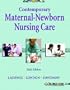 Contemporary Maternal-Newborn Nursing Care (6th Edition)