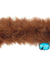 Art and Craft Supply: Moonlight Feather, Dark Brown Marabou Feather Boa 25 Gram - 2 Yards - Moonlight Feather, Inc.