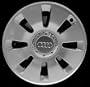 00-03 AUDI A6 ALLOY WHEEL RIM 17 INCH, Diameter 17, Width 8 (8 SPOKE), 35mm offset, SILVER, 1 Piece Only, Remanufactured (2000 00 2001 01 2002 02 2003 03) ALY58734U10