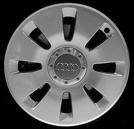 00 03 AUDI A6 ALLOY WHEEL RIM 17 INCH  Diameter 17  Width 8  35mm offset  SILVER  1 Piece Only  Remanufactured (2000 00 2001 01 2002 02 2003 03) ALY58734U10