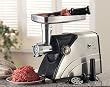 Maxi-Matic HA-3433A Elite Platinum 550-Watt Stainless Finish Meat Grinder, Gray