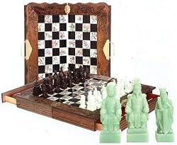 CHH Imports 15 Inch Asian Theme Chess Set